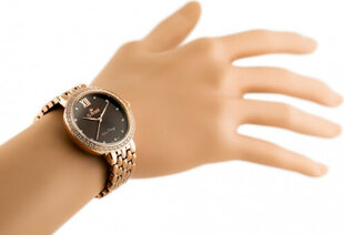 G. Rossi WATCH - 11775B (zg769f) rose gold / brown + BOX 11775B-2B3 hind ja info | Naiste käekellad | kaup24.ee