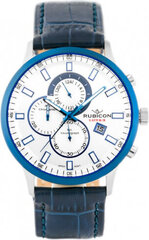 Rubicon MEN&#39;S WATCH RNCD71 - CHRONOGRAPH (zr082d) RNCD71TISD05AX hind ja info | Meeste käekellad | kaup24.ee