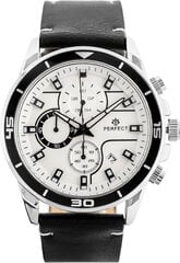 Perfect MEN'S WATCH CH02L - CHRONOGRAPH (zp351a) CH02L-01 hind ja info | Meeste käekellad | kaup24.ee