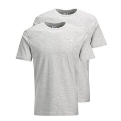 Brod tee dubble pack fila meestele grey fam008383192 FAM008383192 цена и информация | Мужские футболки | kaup24.ee