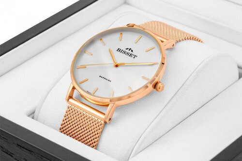 Bisset WOMEN'S WATCH BSBF33 (zb579j) - SAPPHIRE GLASS BSBF33RISX03B1 hind ja info | Naiste käekellad | kaup24.ee