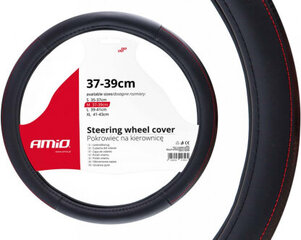 Amio Steering wheel cover SWC-28-M (37-39cm) цена и информация | Чехлы для руля и рули | kaup24.ee