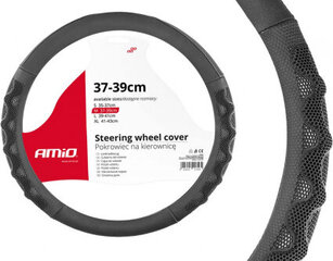 Amio Steering wheel cover SWC-26-M (37-39cm) цена и информация | Чехлы для руля и рули | kaup24.ee