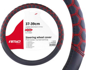 Amio Steering wheel cover SWC-23-M (37-39cm) цена и информация | Чехлы для руля и рули | kaup24.ee