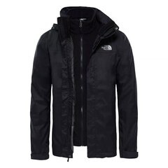 M evolve ii tri jkt the north face  for men's black nf00cg55jk31 NF00CG55JK31 цена и информация | Мужские куртки | kaup24.ee