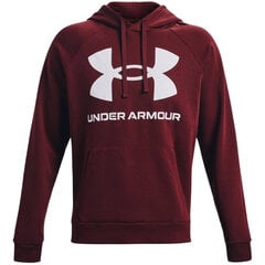 Bluza męska Under Armour Rival Fleece Big Logo HD bordowa 1357093 690 цена и информация | Мужские свитера | kaup24.ee