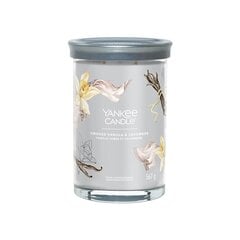 Yankee Candle Aromatinė žvakė Signature tumbler large Smoked Vanilla - Cashmere 567 g цена и информация | Подсвечники, свечи | kaup24.ee