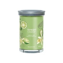 Yankee Candle Aromatinė žvakė Signature tumbler large Vanilla Lime 567 g цена и информация | Подсвечники, свечи | kaup24.ee