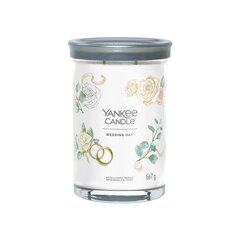 Yankee Candle Aromatinė žvakė Signatūrinė taurė didelė Vestuvių diena 567 g цена и информация | Подсвечники, свечи | kaup24.ee