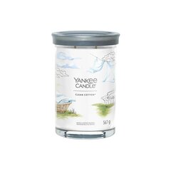 Yankee Candle Aromatinė žvakė Signature tumbler large Clean Cotton 567 g цена и информация | Подсвечники, свечи | kaup24.ee