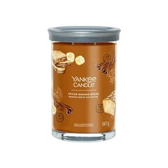 Yankee Candle Aromatinė žvakė Signature tumbler large Spiced Banana Bread 567 g цена и информация | Подсвечники, свечи | kaup24.ee