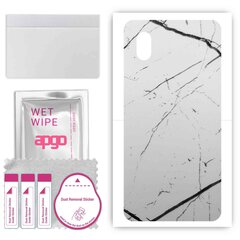 Apgo White Marble Wrap цена и информация | Защитные пленки для телефонов | kaup24.ee