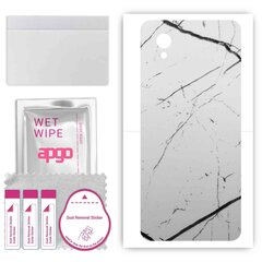 Apgo White Marble Wrap цена и информация | Защитные пленки для телефонов | kaup24.ee