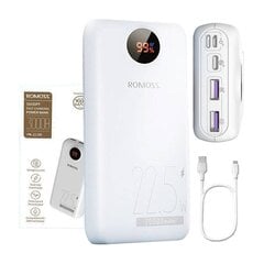 Romoss Power bank PSW30PF 30000mAh, 22.5W (white) hind ja info | Elektriautode laadimisjaamad | kaup24.ee