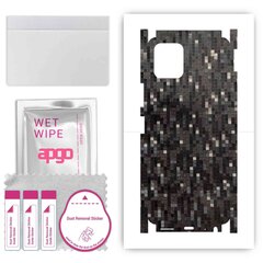 Apgo Carbon Black Pixel Wrap цена и информация | Защитные пленки для телефонов | kaup24.ee