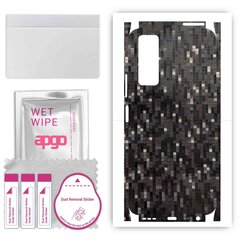 Apgo Carbon Black Pixel Wrap цена и информация | Защитные пленки для телефонов | kaup24.ee