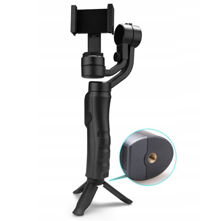 3-teljeline gimbal Bluetoothiga, ühilduv GoProga + statiiv hind ja info | Mobiiltelefonide hoidjad | kaup24.ee