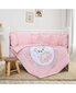 Lorelli laste voodipesukomplekt Little Bear Pink, 140x95, 5-osaline цена и информация | Beebide ja laste voodipesu | kaup24.ee