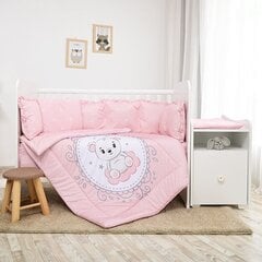 Lorelli детский комплект постельного белья Little Bear Pink, 110x70, 8 частей цена и информация | Детское постельное бельё | kaup24.ee