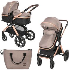 Universaalne vanker Lorelli Viola 2in1, Pearl Beige hind ja info | Vankrid, jalutuskärud | kaup24.ee