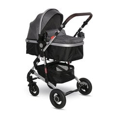 Universaalne vanker Lorelli Alba Premium 3in1, Steel Grey hind ja info | Vankrid, jalutuskärud | kaup24.ee