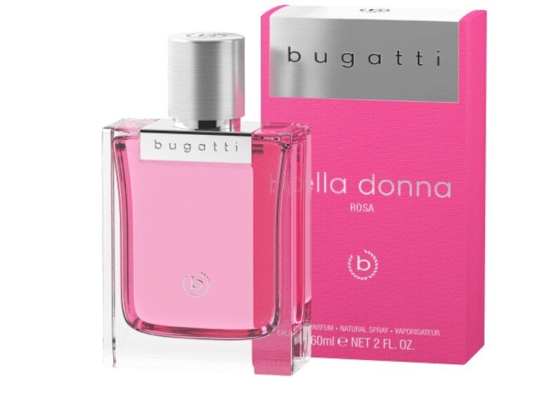 Parfüüm Bugatti Bella Donna Rosa EDP naistele, 60 ml цена и информация | Naiste parfüümid | kaup24.ee