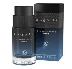 Tualettvesi Bugatti Dynamic Move Blue EDT meestele, 100 ml hind ja info | Meeste parfüümid | kaup24.ee