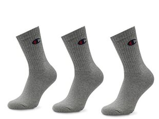 3pk crew socks champion legacy for men's grey u24558em010 цена и информация | Мужские носки | kaup24.ee