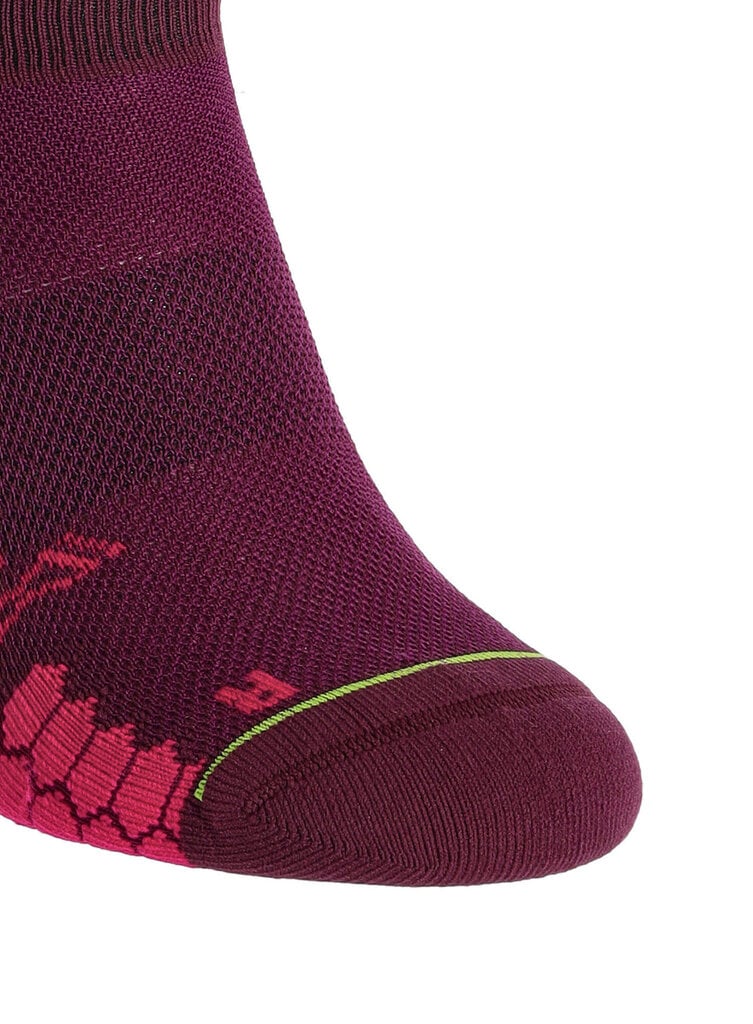 Women's Jogging Socks Inov-8 Trailfly Sock Low - teal/purple 82819-171 hind ja info | Naiste sokid | kaup24.ee