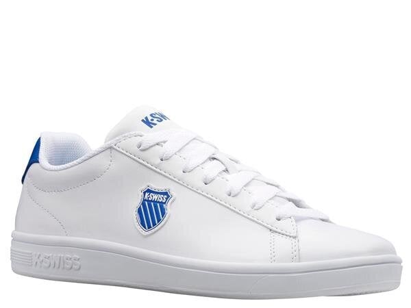 Court shield k-swiss meestele white 06599-117-m 06599-117-M цена и информация | Spordi- ja vabaajajalatsid meestele | kaup24.ee