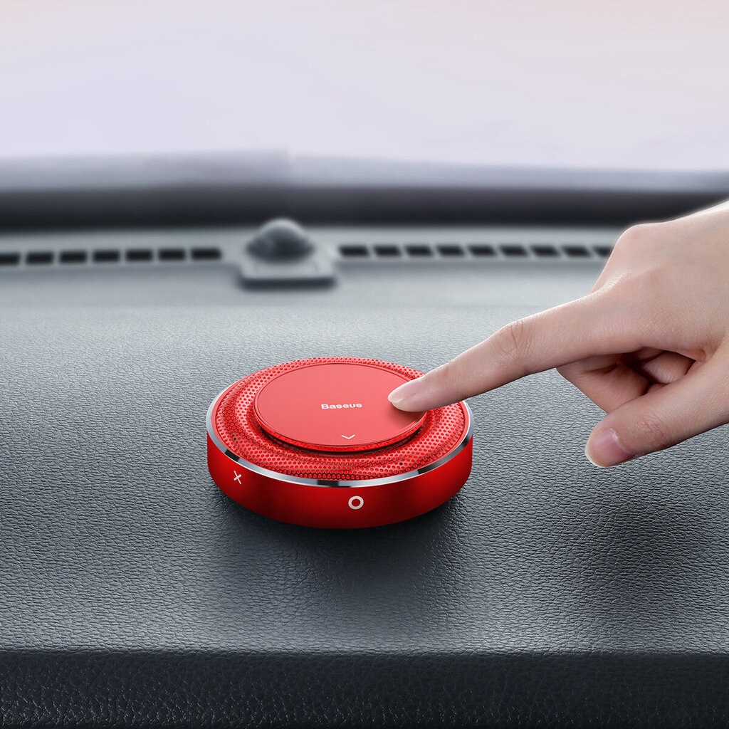 Baseus Car aroma diffuser stick-on base + 4 aroma pads (SUXUN-JS09) red цена и информация | Lisaseadmed | kaup24.ee