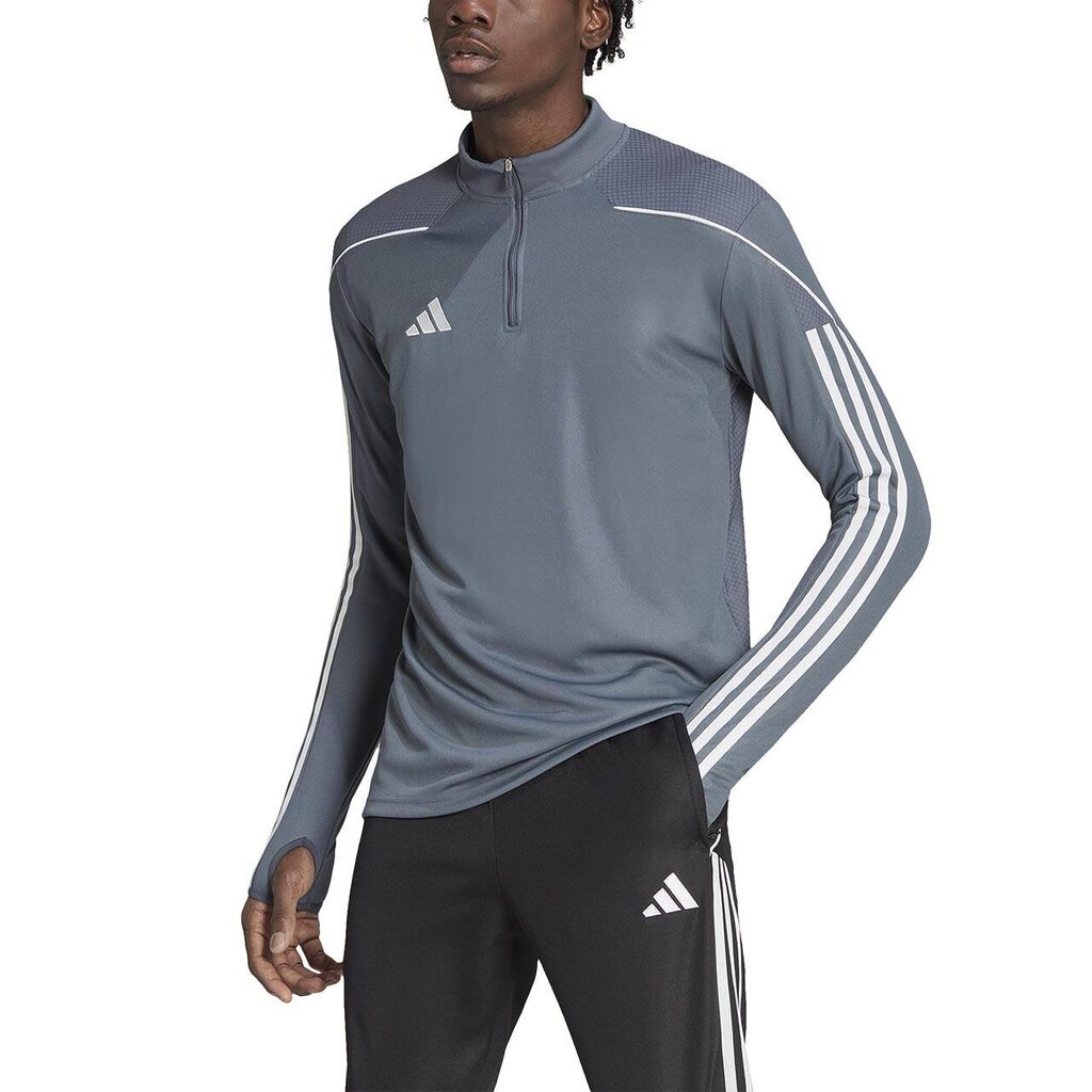 Bluza męska adidas Tiro 23 League Training Top szara HS0329 цена и информация | Meeste kampsunid | kaup24.ee