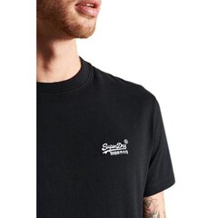 Vintage logo emb tee superdry for men's black m1011245a33b M1011245A33B цена и информация | Мужские футболки | kaup24.ee