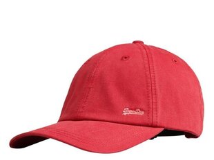 Vintage embroidered cap superdry unisex red y9010073arxg Y9010073ARXG цена и информация | Женские шапки | kaup24.ee