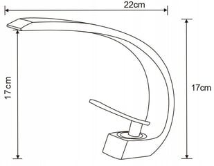 Смеситель для ванной комнаты, Mexen Lupus хром цена и информация | Смесители | kaup24.ee