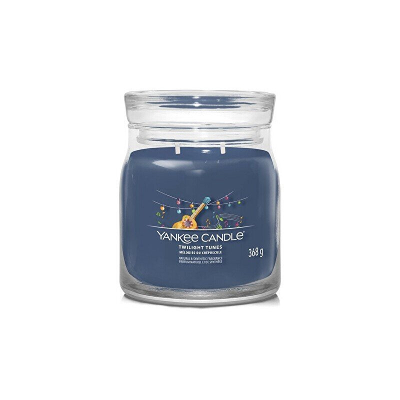 Yankee Candle Aroomiküünal Signature glass medium Twilight Tunes 368 g цена и информация | Küünlad, küünlajalad | kaup24.ee