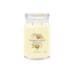 Yankee Candle Aromatinė žvakė Signatūrinė stiklinė didelė "Banoffee Waffle" 567 g цена и информация | Подсвечники, свечи | kaup24.ee