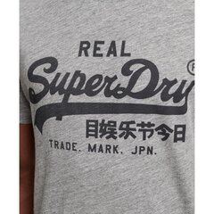 Vintage vl tee superdry for men's grey m1011472azuc M1011472AZUC цена и информация | Мужские футболки | kaup24.ee