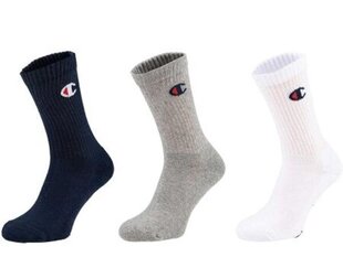 3pk crew socks champion legacy meestele grey u24558bs517 U24558BS517 hind ja info | Meeste sokid | kaup24.ee