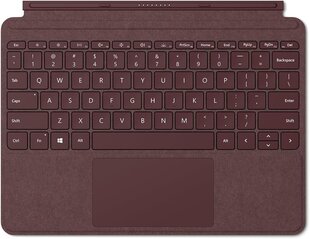 Чехол Microsoft Surface Go Alcantara Signature Type (KCS-00041), бордовый цена и информация | Клавиатуры | kaup24.ee