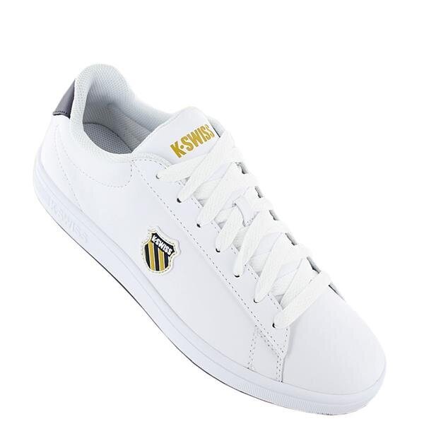 Court shield k-swiss meestele white 06599-856-m 06599-856-M цена и информация | Spordi- ja vabaajajalatsid meestele | kaup24.ee