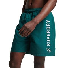 Code applque swim short superdry meestele green m3010187a10e M3010187A10E hind ja info | Ujumispüksid, shortsid | kaup24.ee