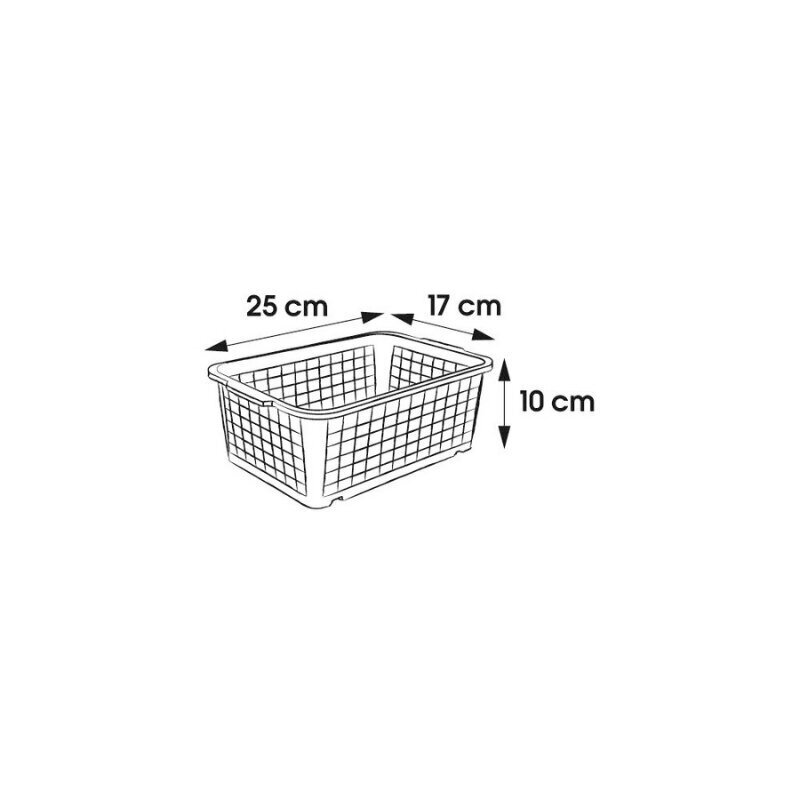 Hoiukarp, 25x17x10cm hind ja info | Hoiukastid ja -korvid | kaup24.ee