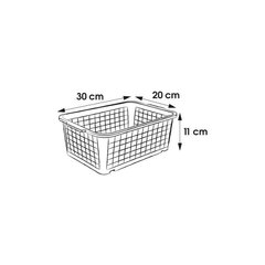 Hoidukast, 30x20x11cm hind ja info | Hoiukastid ja -korvid | kaup24.ee