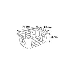 Hoiukarp, 30x20x13cm hind ja info | Hoiukastid ja -korvid | kaup24.ee