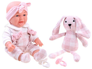 Очаровательная кукла-младенец с плюшевым зайчиком цена и информация | Игрушки для девочек | kaup24.ee