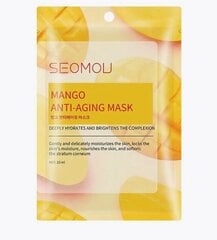 SEOMOU MANGO ANTI AGING FACE MASK цена и информация | Маски для лица, патчи для глаз | kaup24.ee