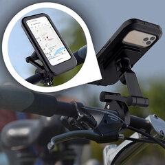 Водонепроницаемый держатель для телефона на велосипед цена и информация | Держатели для телефонов | kaup24.ee