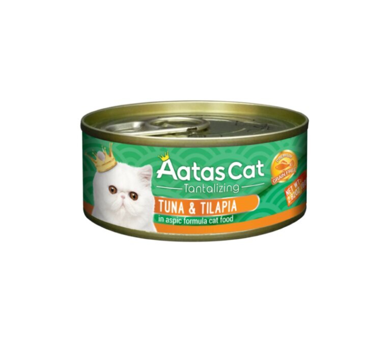 Aatas Cat Tantalizing Tuna&Tilapia märgtoit kassidele, 80 g x 24 цена и информация | Konservid kassidele | kaup24.ee