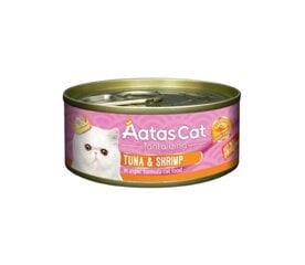 Aatas Cat Tantalizing Tuna&Shrimp märgtoit kassidele, 80 g x 24 hind ja info | Konservid kassidele | kaup24.ee